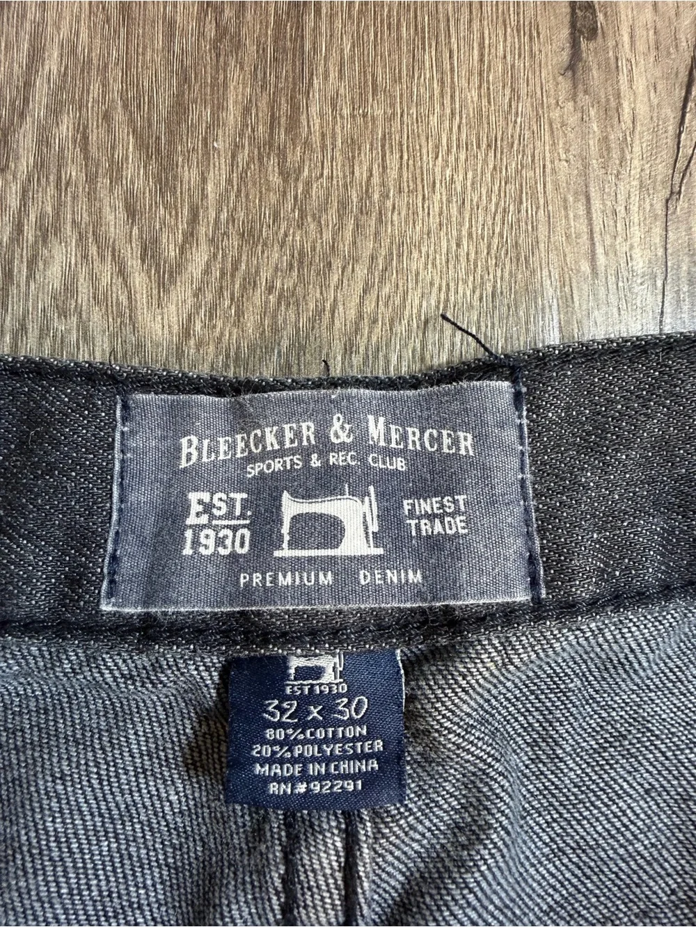 Men's Distressed Black Patchwork Jeans